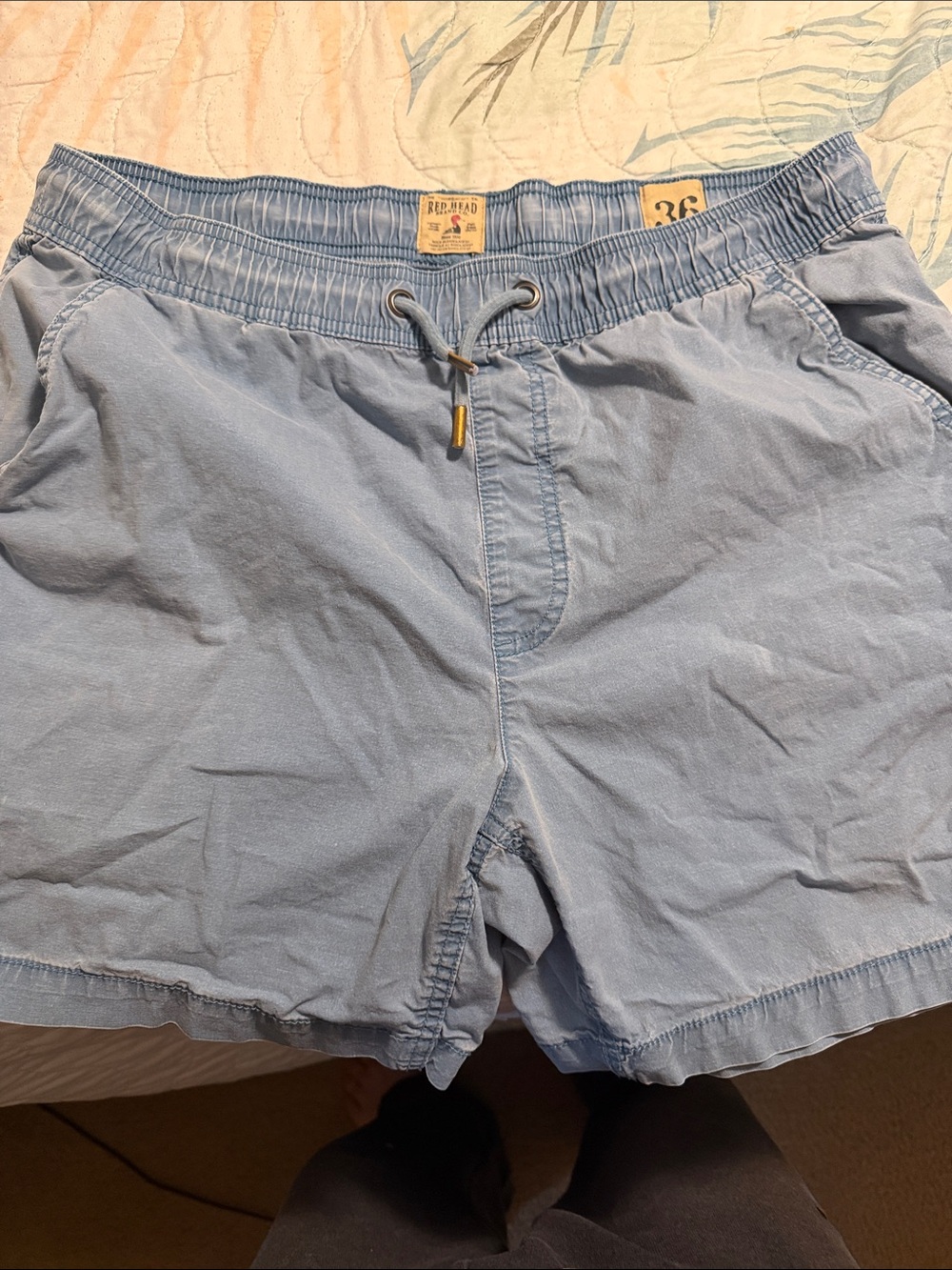 RedHead Light Blue Men’s Drawstring Shorts